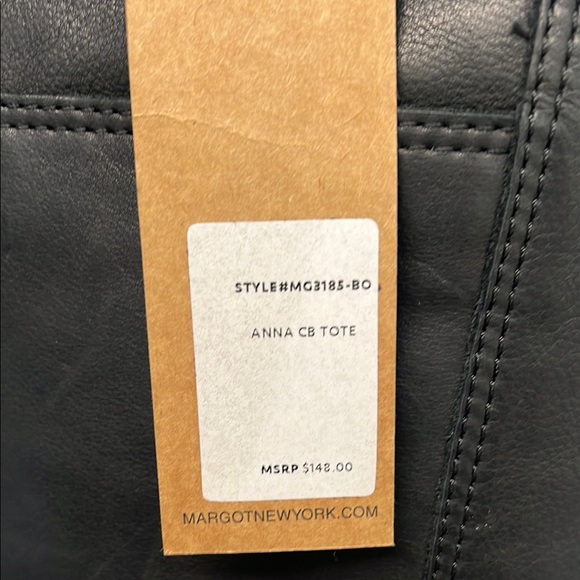 Margot New York | Black Leather “Anna” Crossbody w/ “Lizzie” Billfold Wallet - Picture 5 of 15